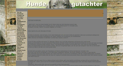 Desktop Screenshot of hunde-gutachter.me