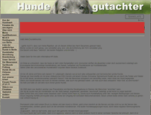 Tablet Screenshot of hunde-gutachter.me